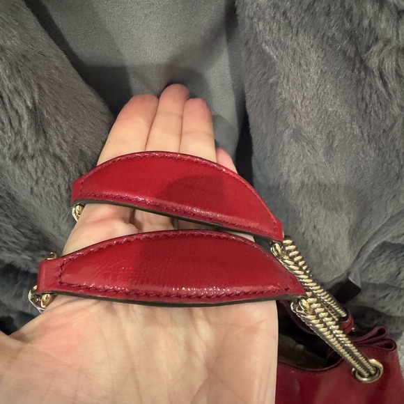 Gucci Soho bag patent leather Red - Picture 3 of 15